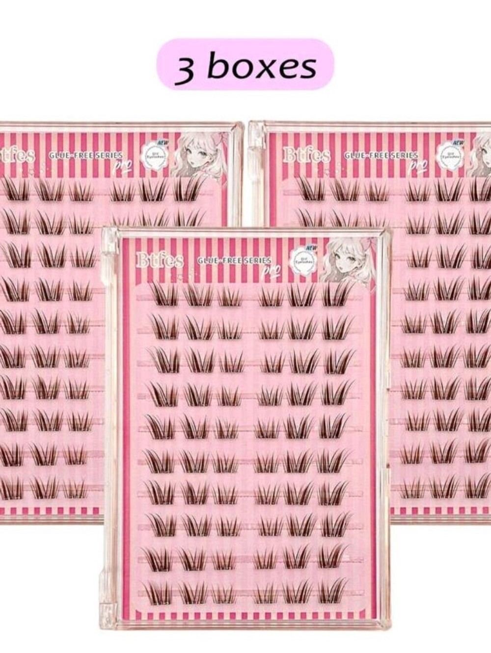 Brown Glue Free Series Eye Lashes